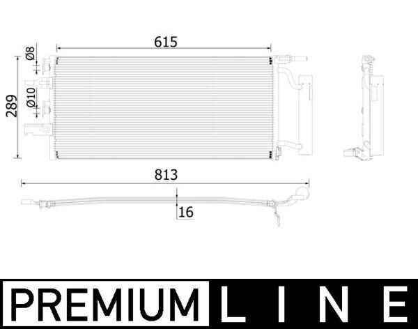 A/C-Kondensator BMW 2 F45 / X1 F48