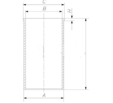 GOMLEK KALIN 82.50 mm TK TRANSIT CONNECT 2002