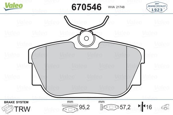 ARKA FREN BALATASI RENAULT TRAFIC II 06 TRAFIC III 15 OPEL VIVARO A 06 VIVARO B 15
