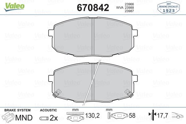 ÖN BALATA HYUNDAI İ30 1.4-1.6-2.0-1.6 CRDI-2.0 CRDI 10/07 KIA CEED 06