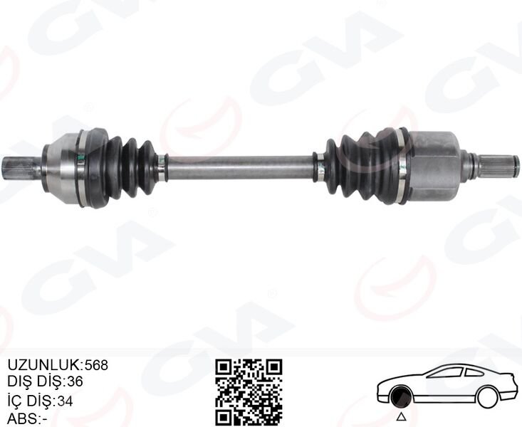 ÖN AKS KOMPLE SOL FOCUS II 04 09 1.6 TDCI CVT OTOM. DIZEL