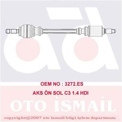 x AKS ÖN SOL C3 1.4 HDI 02 55KW 17-0708