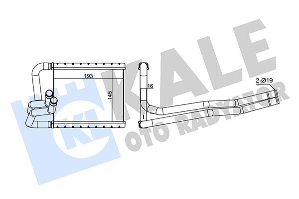 KALORİFER RADYATÖRÜ HYUNDAI i20 1.2L G4LA benzinli 08-14 / 1.4L D4FC CRDi dizel 11-14 - ALEMİNYUM