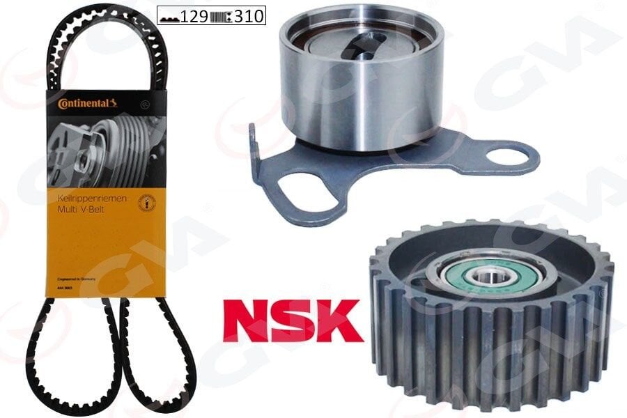 TRİGER KAYIŞ SETİ EKSANTRİK SETİ TOYOTA HILUX 2.4L 2L 2L-T LN85 LN145 LN105 90-04 / HIACE 2.4L 2L LH112 LH114 89- 1 KAYIŞ 1 RULMAN 1 DİŞLİ 129x310