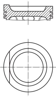 PİSTON COMPLETE 81.26 MM VW