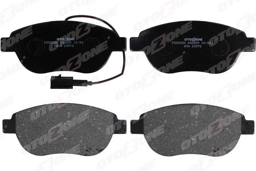 ÖN BALATA DOBLO 1.3-1.9 JTD 07 G.PUNTO 1.3 MJT 05 STILO 05 LINEA 07 BRAVO 07 215mm 1 FİŞLİ GDB1655