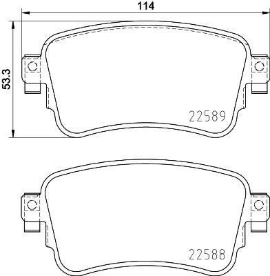 ARKA FREN BALATASI ZAFIRA LIFE 19 VIVARO C 19 JUMPY III 16 EXPERT 16 TOYOTA PROACE 16 290 mm