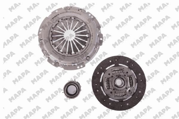 DEBRİYAJ SET TOYOTA CAMRY 88-06 -HILUX 88-05 -HIACE IV 01-06 2.4-2.5-VW TARO 2.4 94-97 3000951727-826500-