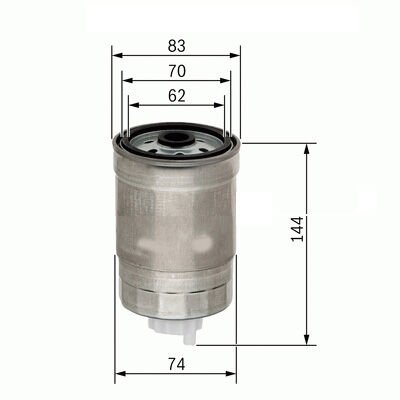 YAKIT FİLTRESİ HYUNDAI ACCENT ERA. GETZ 1.5L D4FA 06-10 / SONATA 2.0L D4EA 06-11 / i30 1.4L 1.6L CRD i 12- / SANTAFE D4EB 06-09 / KIA RIO 1.5L CRDİ 05- / SORENTO 2.5L D4CB 02- 2.0L D4HA 10-12