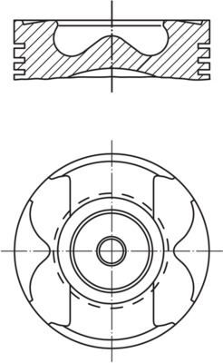 PISTON SEGMAN 0.50 83.50mm MERCEDES OM651 W176 W246 W204 C218 X204 W212 W447 W639 B906 B907 B910
