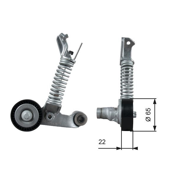 KAYIS GERGI RULMANI MERCEDES X156 W176 W246 C117 KUTUKLU