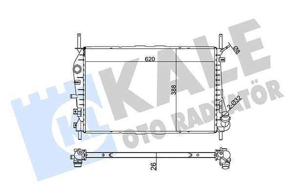 MOTOR SU RADYATORU MONDEO 2.0TDCI 2.2TDCI 01 07 KLIMALI