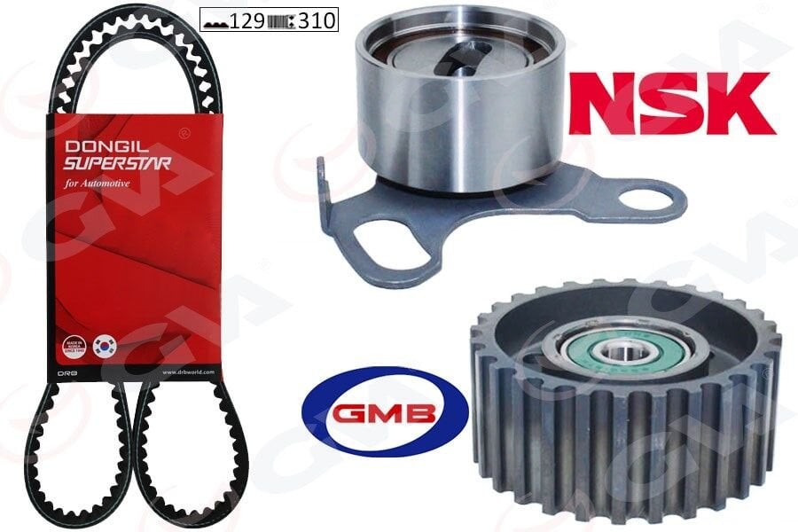 TRİGER KAYIŞ SETİ EKSANTRİK SETİ TOYOTA HILUX 2.4L 2L 2L-T LN85 LN145 LN105 90-04 / HIACE 2.4L 2L LH112 LH114 89- 1 KAYIŞ 1 RULMAN 1 DİŞLİ 129x310