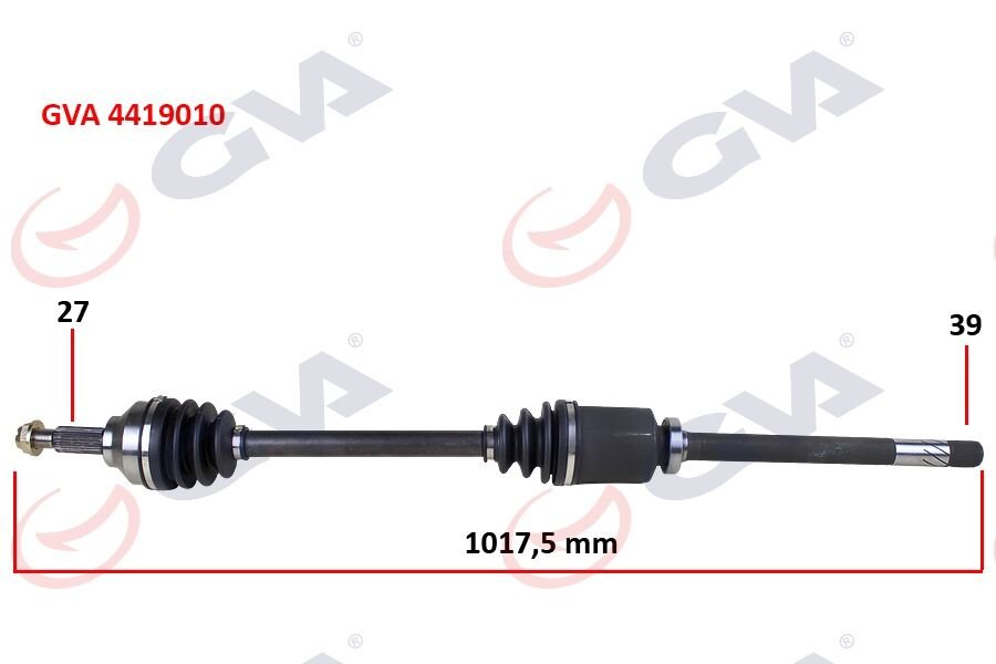 KOMPLE AKS SAĞ TRAFIC II-OPEL VIVARO 1.9 DCI 01 1017mm