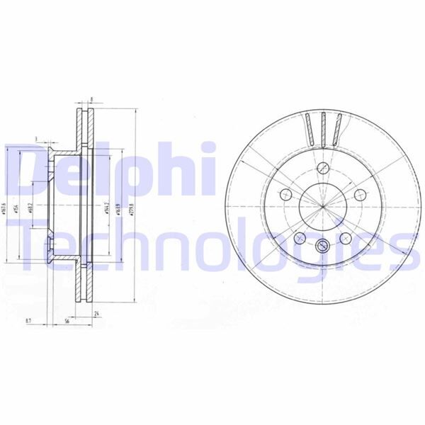 FREN DİSKİ ÇİFTLİ PAKET . DELİKLİ ÖN VW CARAVELLE. TRANSPORTER 1990 09/2003