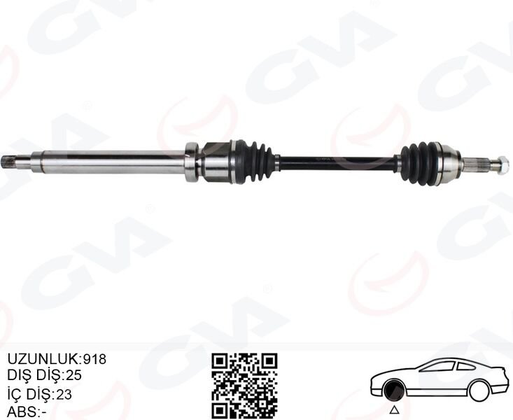 ÖN AKS KOMPLE SAG FIESTA V 1.4 TDCI 02 08 FUISON 1.4 TDCI FIESTA VII 08 12 1.25-1.4TDCI- 1.5 TDCI-1.6 TDCI B-MAX 14 1.4TI