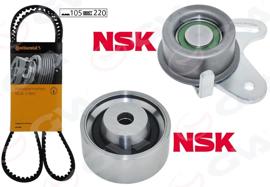 TRİGER KAYIŞ SETİ HYUNDAI ACCENT ADMIRE ERA 1.5L G4EB 01- 1.4L 1.6L G4ED G4EE 01-10 / GETZ 1.4L 06-10 / MATRIX ELANTRA 1.6L 01-06 / KIA RIO 1.4L 1.6L 06-10 / CERATO 1.6L 04-07 1 KAYIŞ 2 RULMAN