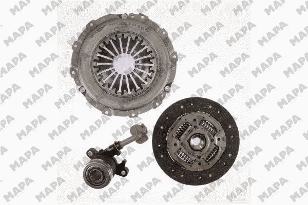 DEBRİYAJ SETİ BASKI BALATA RULMAN ÇİFT SEGMANLI MEGANE II 02 LOGAN 04 SCENIC II 02 CLIO III 05 MODUS 04 MICRA III 05 ALMERA II 02 1.5dCi K9K-MEK-JR5