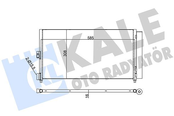 KLİMA RADYATÖRÜ KONDENSER FIAT DOBLO 01 IDEA 04 PUNTO 03 LANCIA YPSILON 06 11 1.2 1.3JTD 1.4 1.9JTD