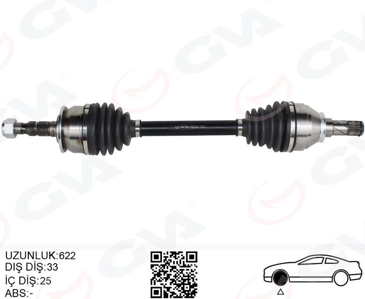 KOMPLE AKS SOL OPEL ASTRA K 1.4 TURBO-1.6 CDTI M/T 15-
