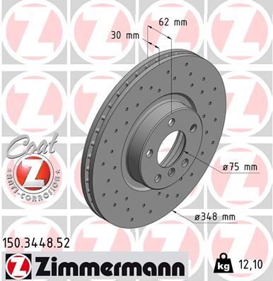 FREN DISKI ON BMW E70 E71 E72 F15 F16 DELİKLİ 986479436-DF4853S