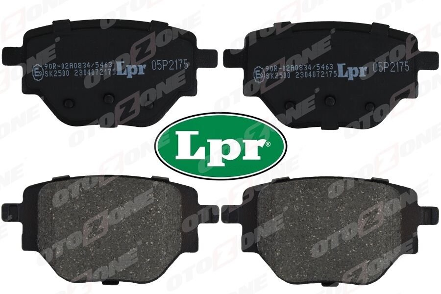 ARKA FREN BALATASI CORSA F 19 C4 20 2008 19 208 19 249 mm