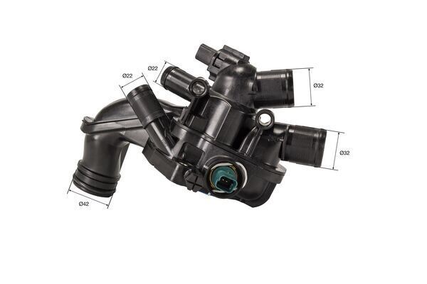 TERMOSTAT 107C KOMPLE P308-P207-C3 PICASSO 1.4 16V EP3 -P207-P308-PARTNER TEPE-BERLINGO III-P3008 -C3 III-C4 PICASSO-DS3-C3 PICASSO 1.6 EP6-EP6C