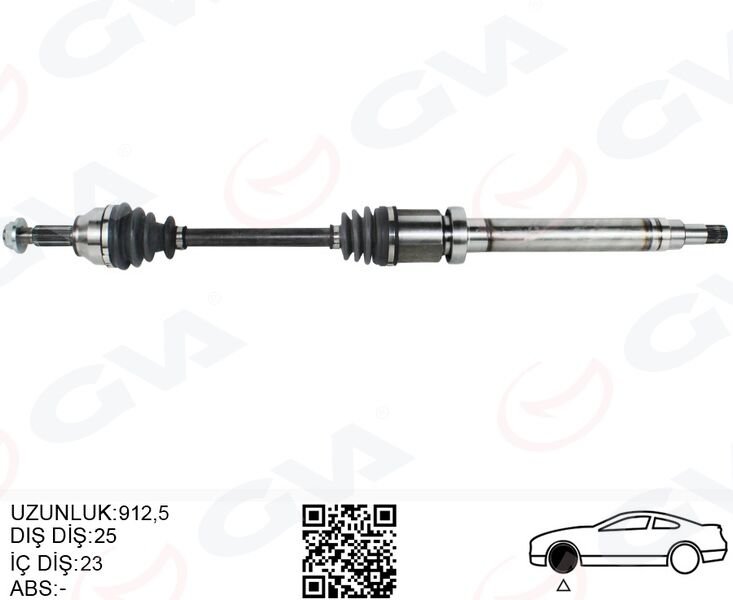 ÖN AKS KOMPLE SAĞ FORD COURIER 1.5 1.6 TCDI 14 17