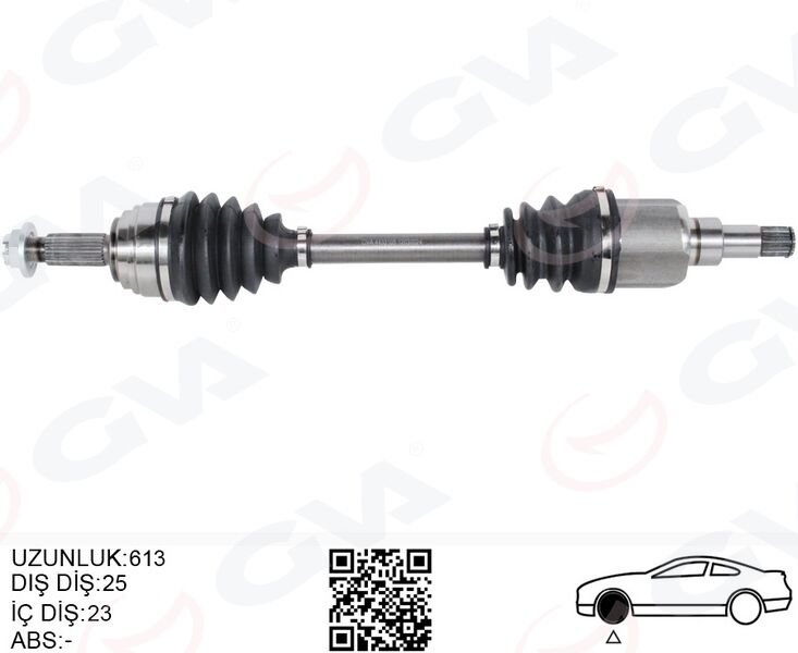 ÖN AKS KOMPLE SOL FORD YENI COURIER 17 1.5-1.6 TDCI -1.0 ECOBOOST