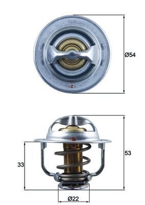 TERMOSTAT 89C CORSA C-D-MERIVA-ASTRA H-MOKKA-ASTRA G-J 1.7 Y17DT-Z17DTH-Z17DTL