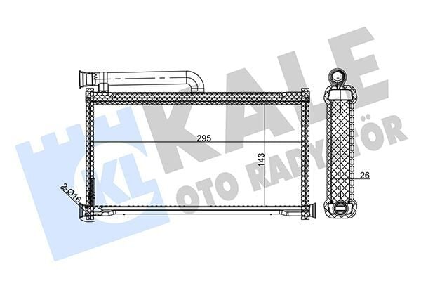 KALORİFER AL/PL/BRZ A6 2.0-2.7 TDI 04