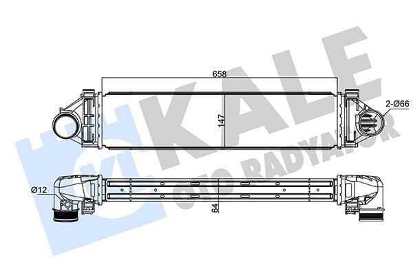 TURBO RADYATORU 204PT FREELANDER 2 11 14 RANGE ROVER L538 11 19 VOLVO S80 V40 V70 XC60