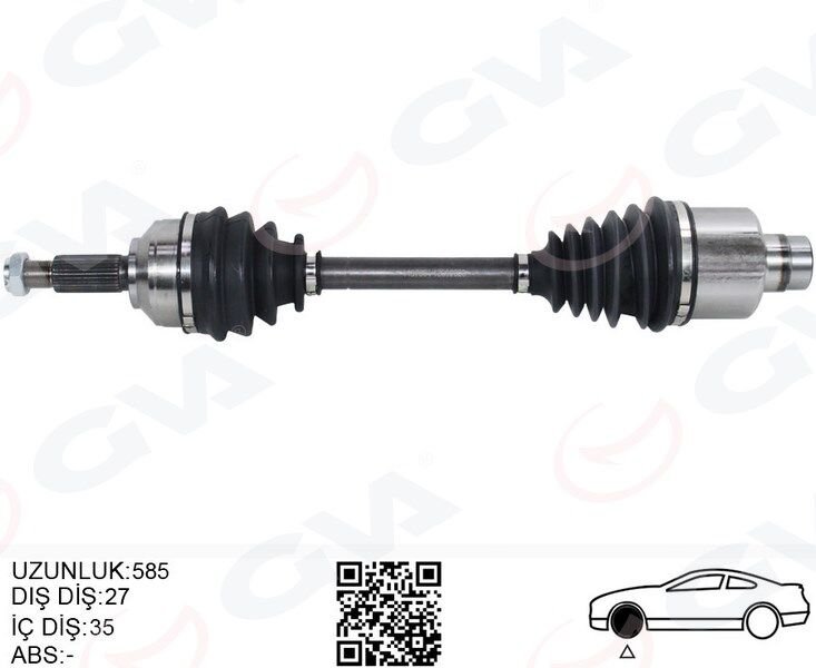 ON AKS KOMPLE SAG MONDEO III 1.8 - 2.0 16V- 2.0TDCI 00 07