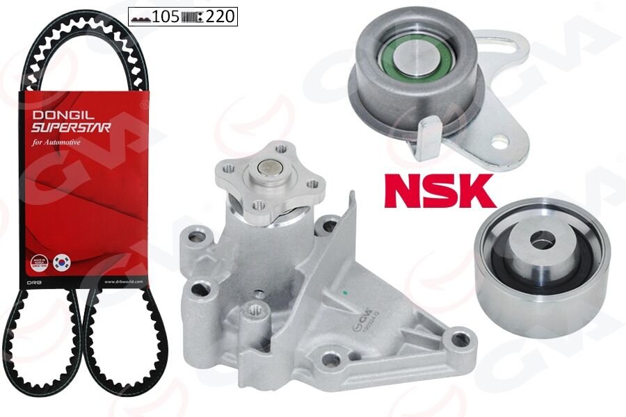 DEVİRDAİM EKSANTRİK GERGİ KİTİ HYUNDAI ACCENT ADMIRE 1.5L G4EB 01- ERA 1.4L 1.6L G4ED G4EE 01-10 / GETZ 1.4L 06-10 / MATRIX. ELANTRA 1.6L 01-06 / KIA RIO 1.4L 1.6L 06-10 / CERATO 1.6L 04-07
