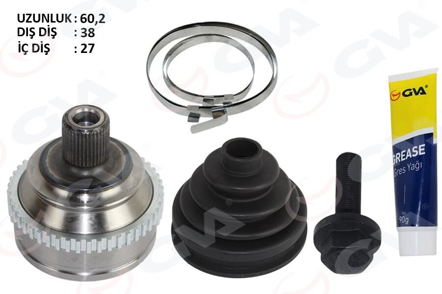 AKS KAFASI DIŞ T4 2.4 D-2.5 TDİ ABS Lİ 96-03 AAB-AJA-ACV-AJT 2.4 D-2.5 TDİ