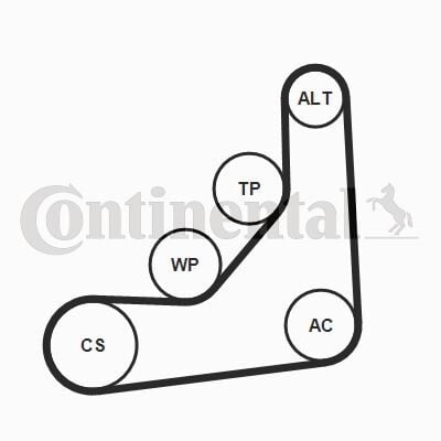 6PK1153K3 Multi V-Belt Kit