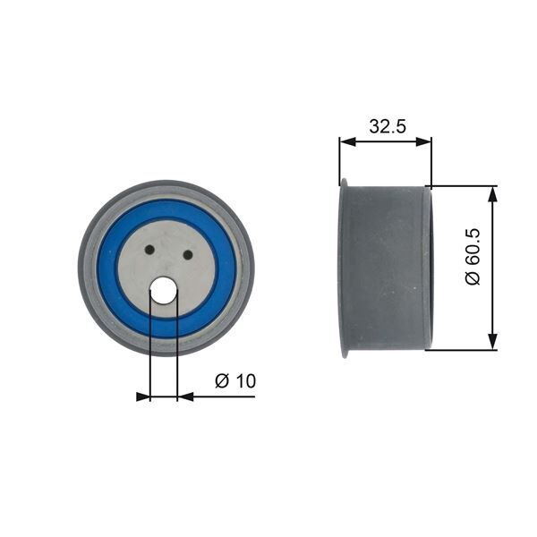 EKSANTRİK GERGİ RULMANI MITSUBISHI L200 2.0-2.4 96-07 L300 III 86-04