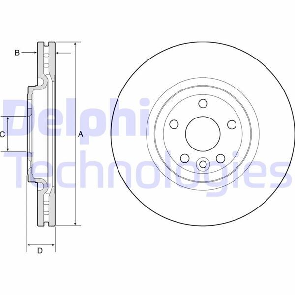 FREN DISKI ON RANGE ROVER VELAR L560 17 JAGUAR F-PACE X761 XE X760 XF II X260 XF SPORTBRAKE X260