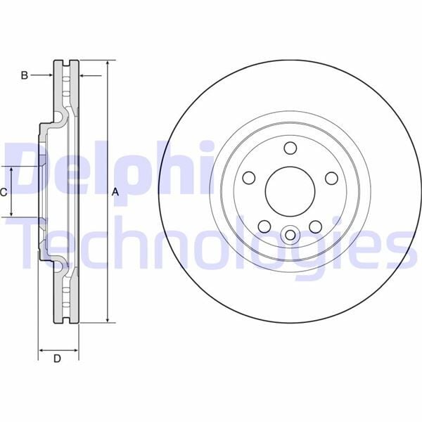 FREN DISKI ON RANGE ROVER VELAR L560 17 JAGUAR F-PACE X761 XE X760 XF II X260 XF SPORTBRAKE X260