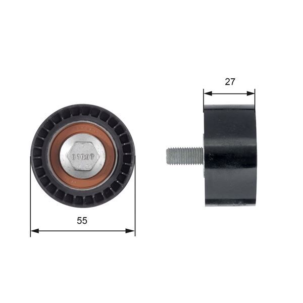 T42150 POWERGRIP IDLER