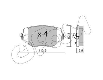 ARKA FREN BALATASI OTOMATİK EL FRENİ ZAFIRA LIFE 19 VIVARO C 19 JUMPY III 16 EXPERT 16 TOYOTA PROACE 16 294 mm