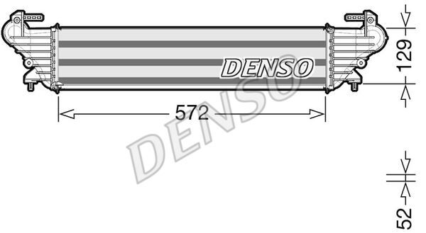 INTERCOOLER. CHARGER FIAT 500L 12-
