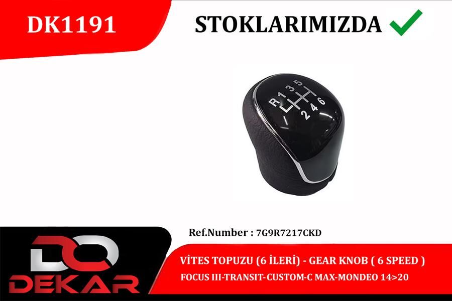 VİTES TOPUZU 6 İLERİ FOCUS III-TRANSIT-COSTUM-C MAX-MONDEO 14 20