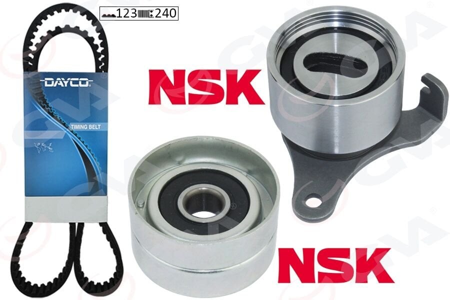 TRİGER KAYIŞ SETİ EKSANTRİK SETİ TOYOTA COROLLA 1.3L 2E karbüratörlü EE90. EE100 88-98 1 KAYIŞ 2 RULMAN 123x240