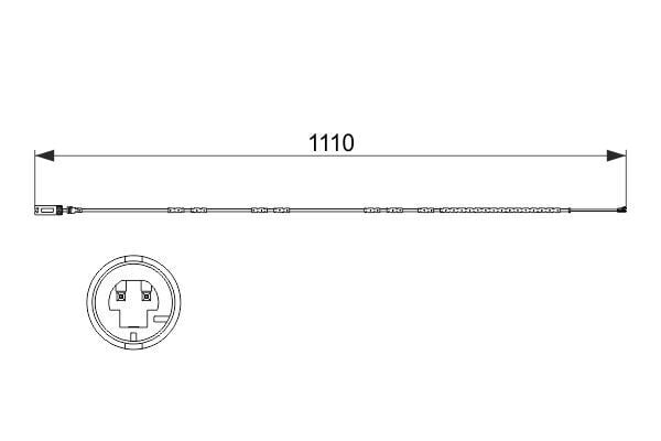 BALATA FISI ARKA BMW E87 E90 E92