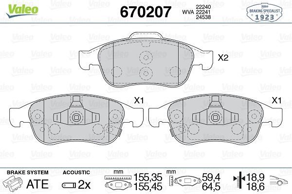 ÖN BALATA FIAT 500X 15 JEEP RENEGADE SUV 14