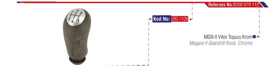 VİTES TOPUZU RENAULT MEGANE II 02 CLIO III 04 DACIA LOGAN 04 5 İLERİ-KROM KAPAK