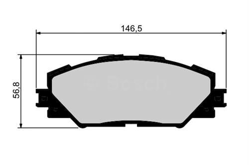 ÖN BALATA AURIS 1.4 D-1.4-1.8 1.6 VVTI-2.0 D-2.2 D 07 12 RAV4 III 2.0 VVTİ 06 12 2.2D-4D 06