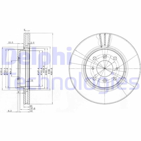 FREN DİSKİ ÇİFTLİ PAKET . DELİKLİ ÖN HONDA CIVIC 01/1997 11/2001