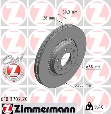 ÖN FREN AYNASI VOLVO S60 00-10 S80 98-06 V70 97-07 XC70 00-07 305x25x5DLx BÜYÜK TİP DELİKLİ -986478494-DF4053S